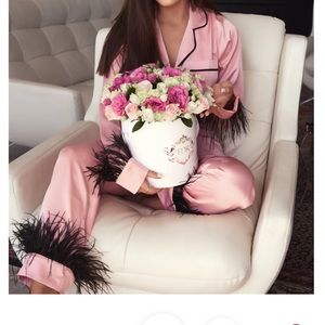 Ostrich Feather Pajamas